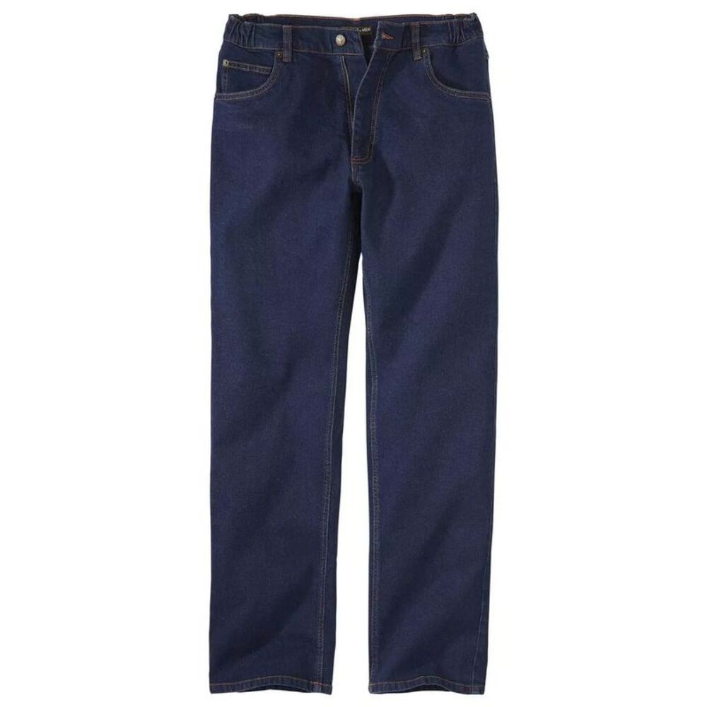 Atlas For Men Mens Part Elasticated Jeans / Raw